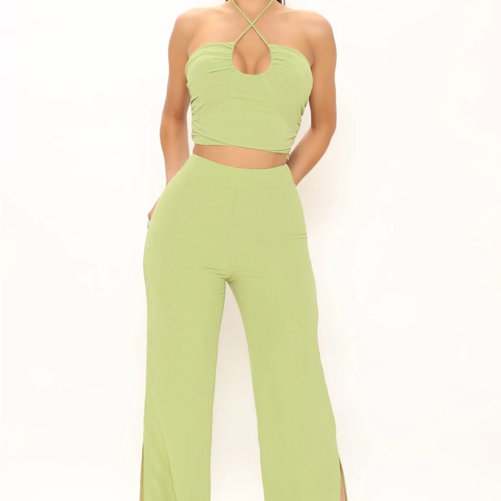 Lime Green Women's Jumpsuit